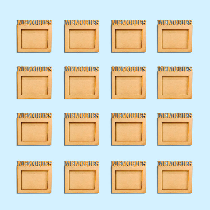 Saver Bundle - Ready to Paint MDF Fridge Magnet - Memories Frame