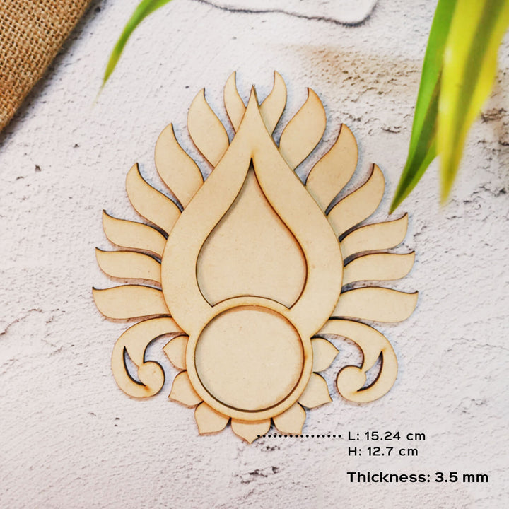 Ready to Paint MDF Padmaja Tealight Holder - TI123