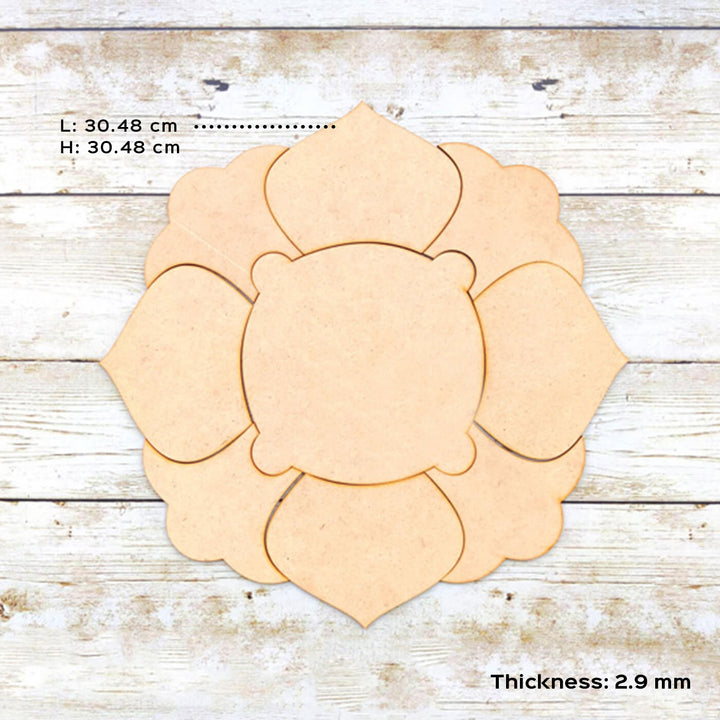 Saver Bundle - Ready to Paint MDF Crown Rangoli Base - TI166