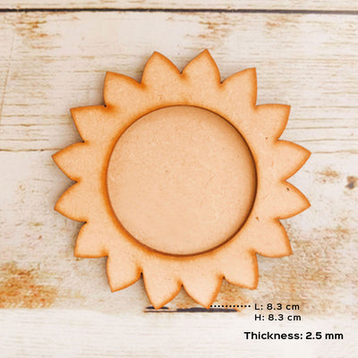 Ready to Paint MDF Floral Tealight Holder - TI132