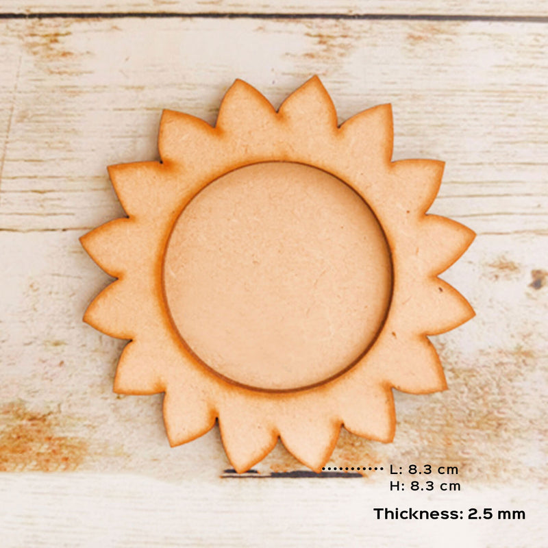 Ready to Paint MDF Floral Tealight Holder - TI132