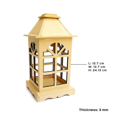 Ready to Paint MDF Victorian Lantern - TI068a