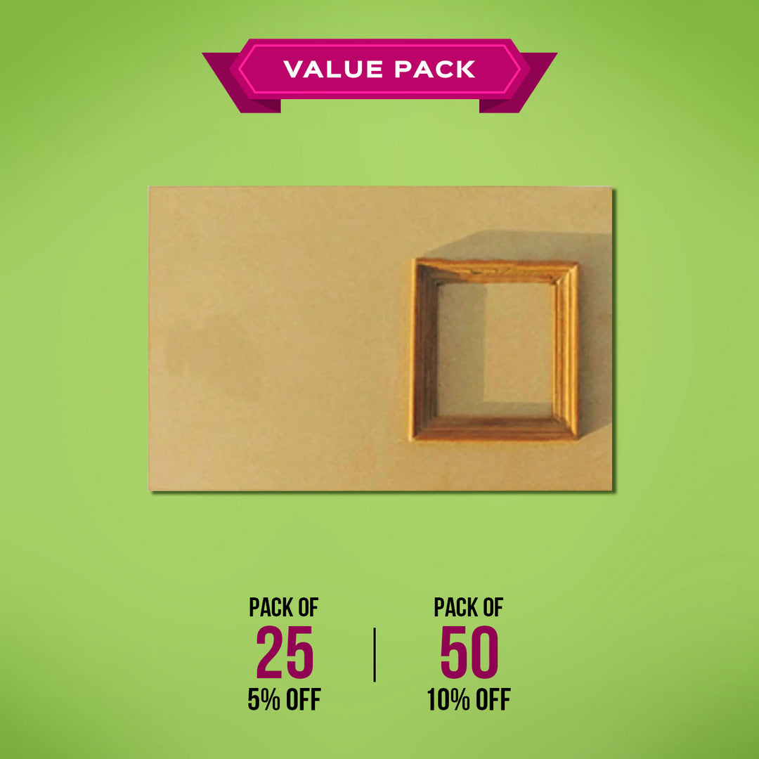 Saver Bundle - Ready to Paint MDF Base - Large Plank with Photo Frame