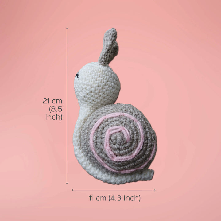 Round Snail Amigurumi Crochet Toy