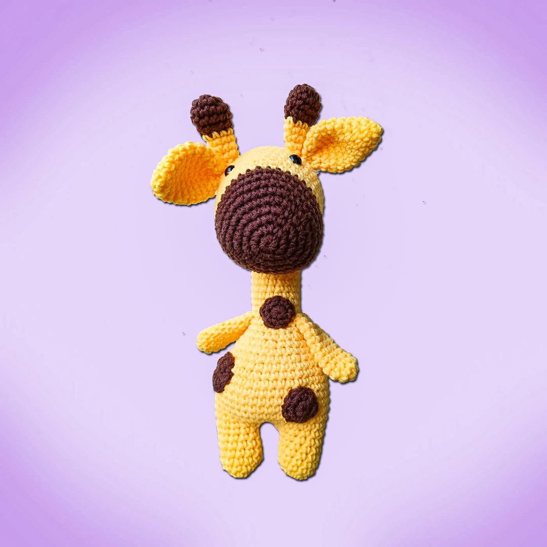 Giraffe Hedgehog Amigurumi Crochet Toy