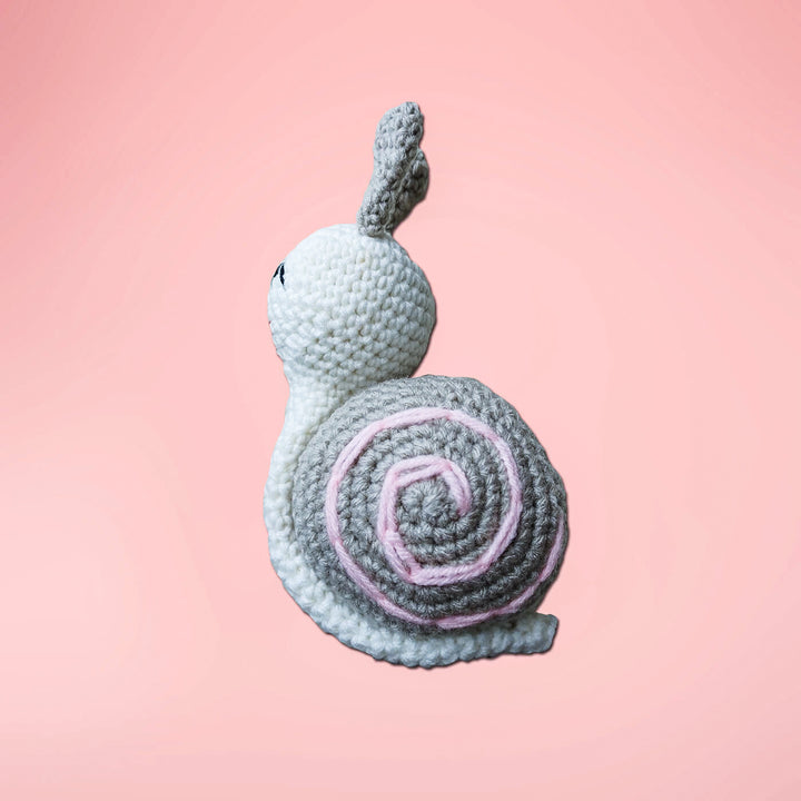 Round Snail Amigurumi Crochet Toy