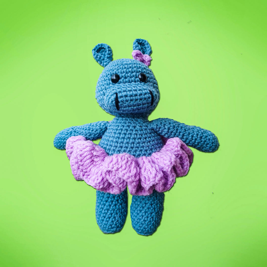 Hippo Amigurumi Crochet Toy