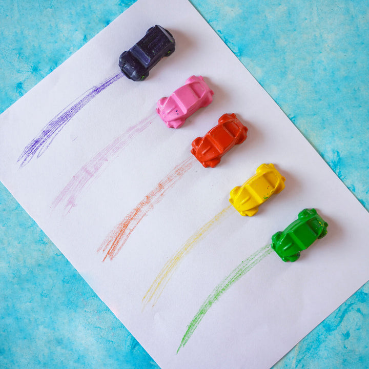 Wax Crayons for Kids - Cars
