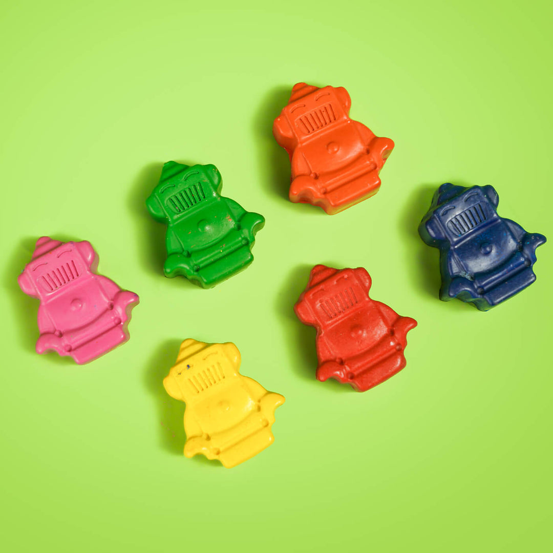 Wax Crayons for Kids - Robots