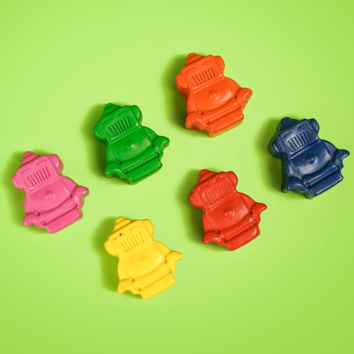 Wax Crayons for Kids - Robots