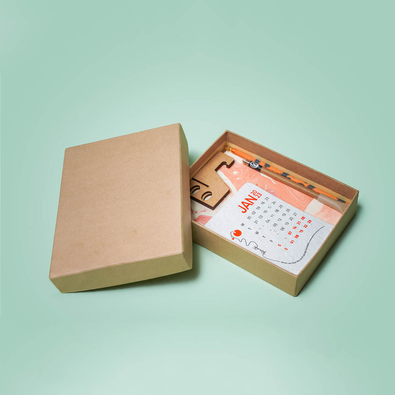 Plantable Stationery Gift Box With Calendar - 2023