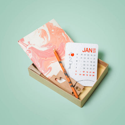 Plantable Stationery Gift Box With Calendar - 2023
