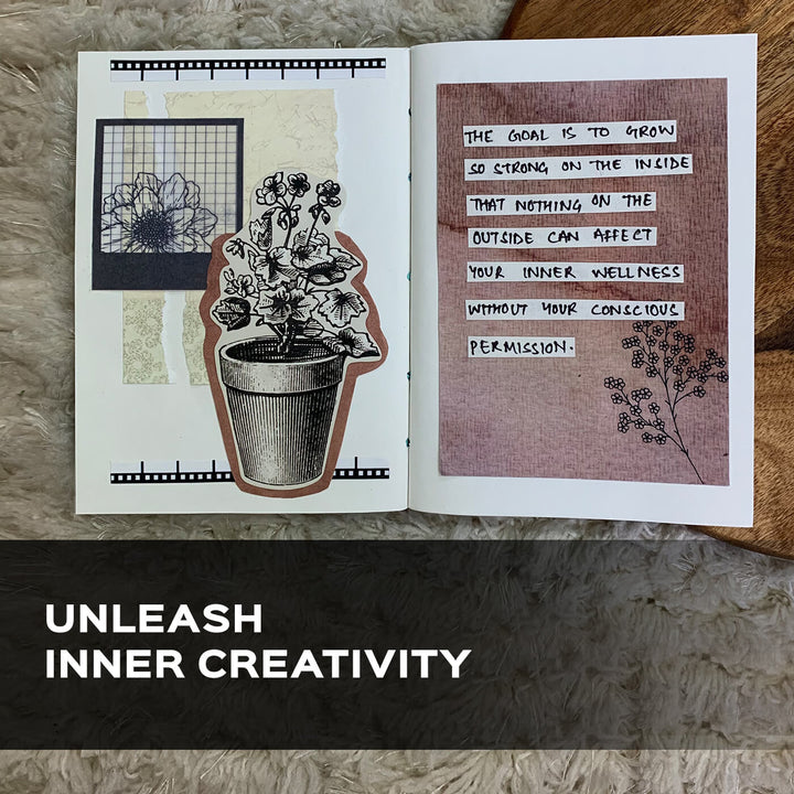 All-inclusive Art Journaling DIY Kit - Vintage - Zwende