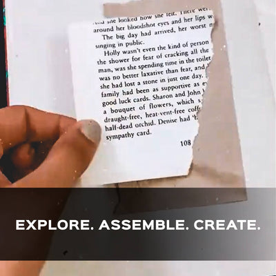All-inclusive Art Journaling DIY Kit - Vintage
