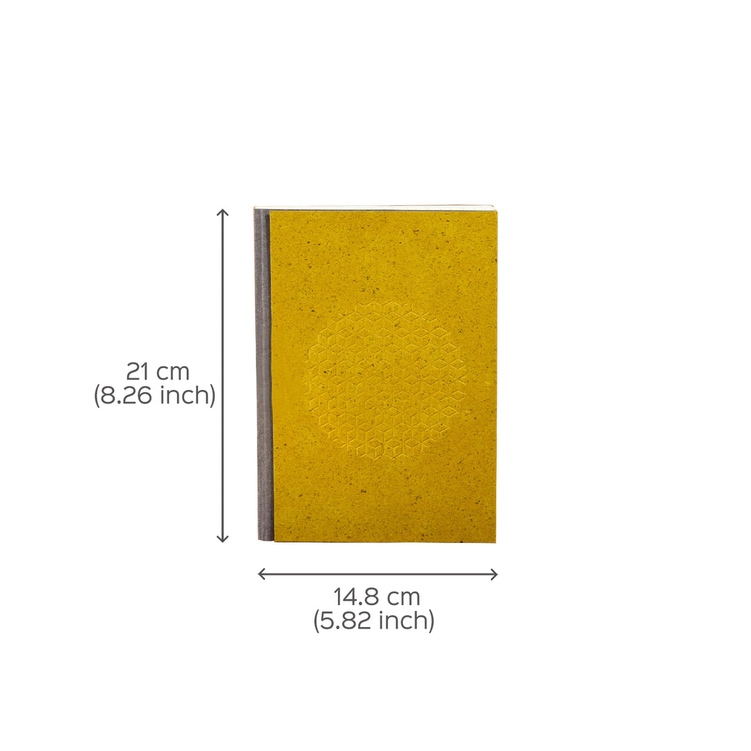 Tiled Grid Eco-friendly Personalized Notebook| 96 Pages, A5