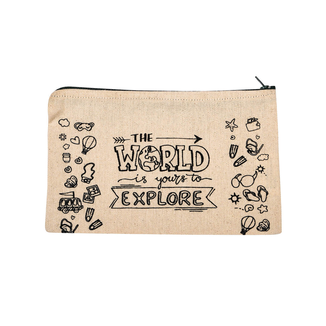 World Theme Travel Pouch - Pack of 6