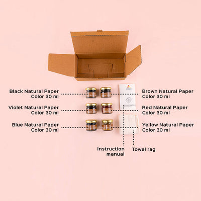 Water Color Painting on Fabric with Natural Dyes DIY Kit