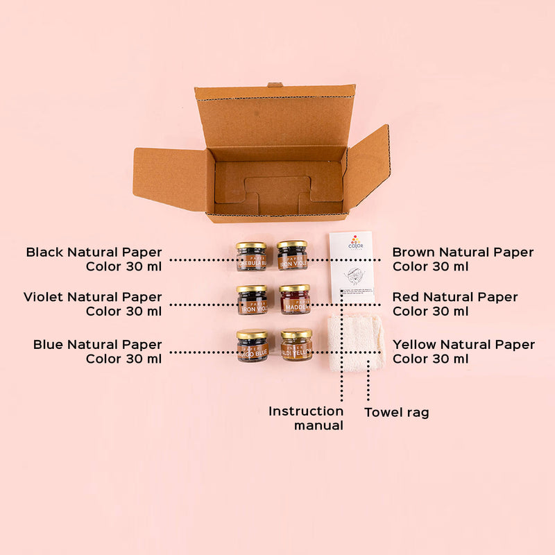 Water Color Painting on Fabric with Natural Dyes DIY Kit