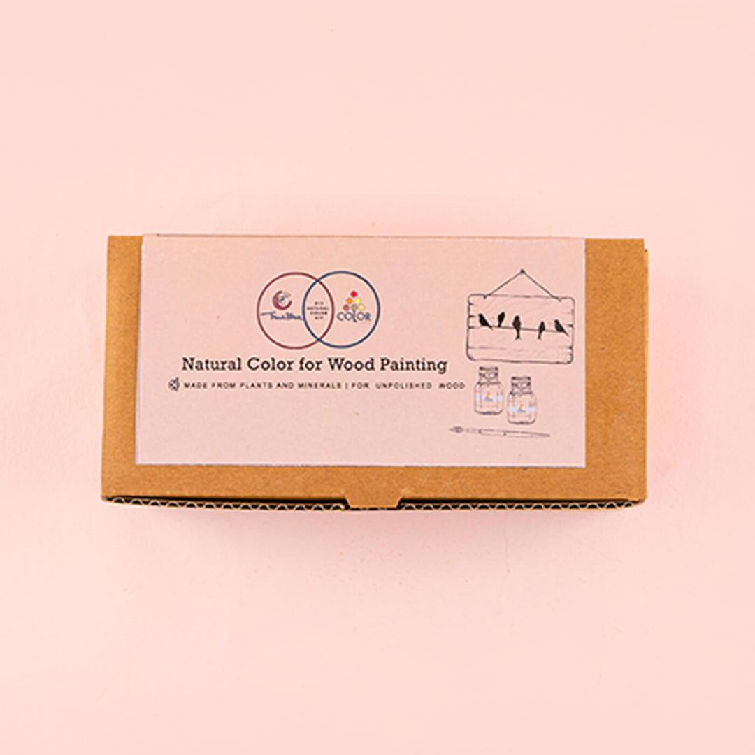 Sustainable Wood Painting with Natural Colours DIY Kit - Zwende