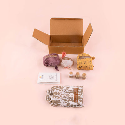 Ecofriendly Natural Dyeing by Extraction Process DIY Kit