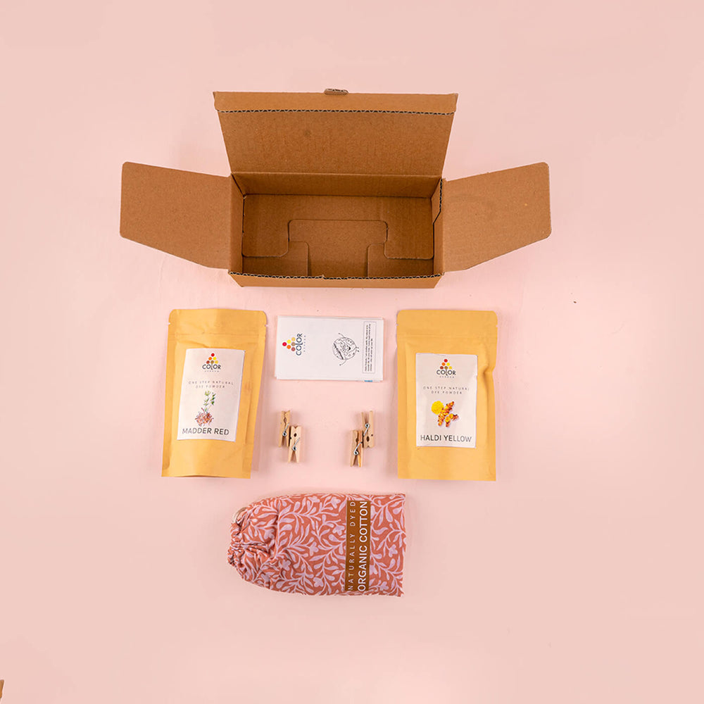 One Step Natural Fabric Dyeing DIY Kit - Zwende