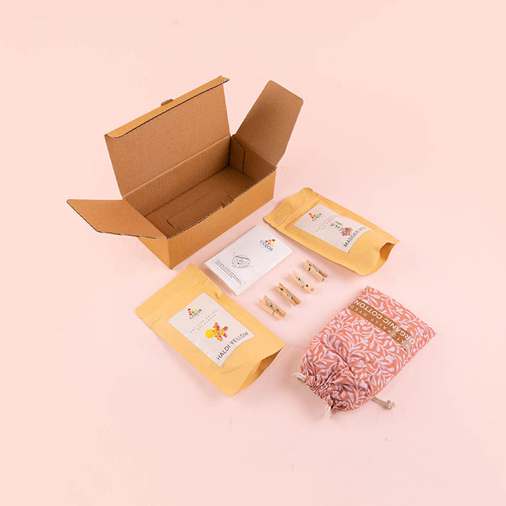 One Step Natural Fabric Dyeing DIY Kit - Zwende