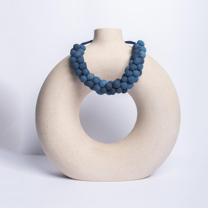 Ameya Upcycled Denim Necklace