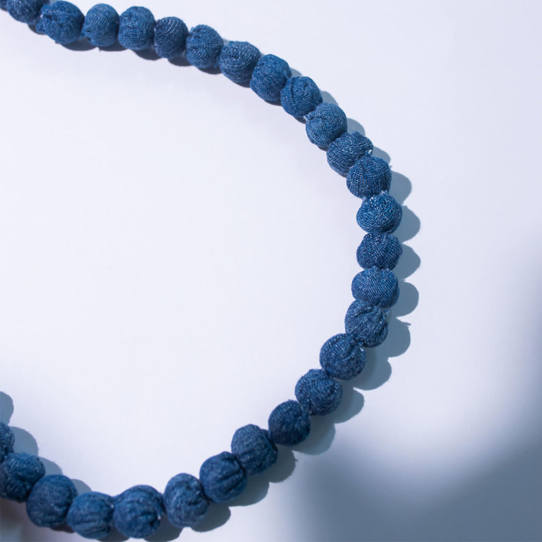 Komaari Upcycled Denim Necklace