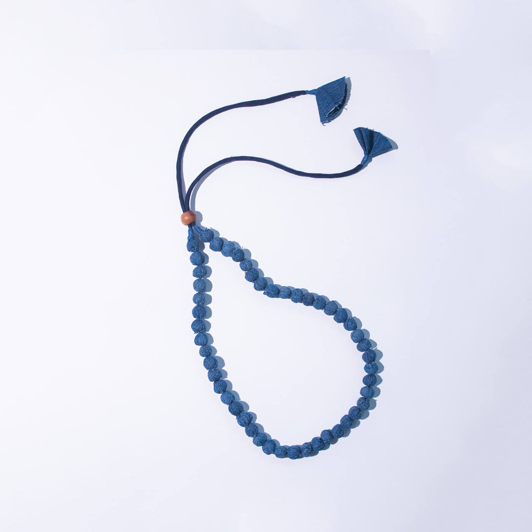 Komaari Upcycled Denim Necklace
