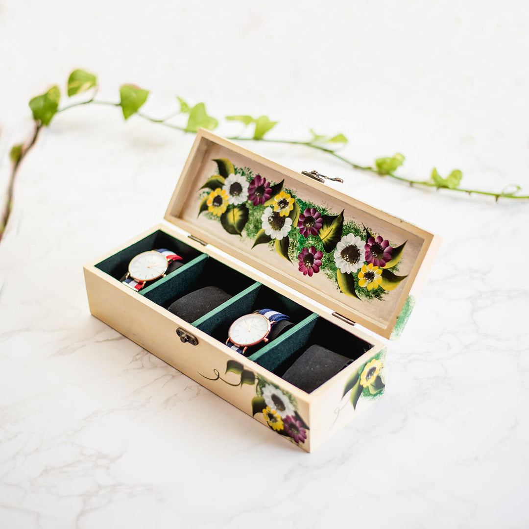 Personalized One Stroke Art Watch Box