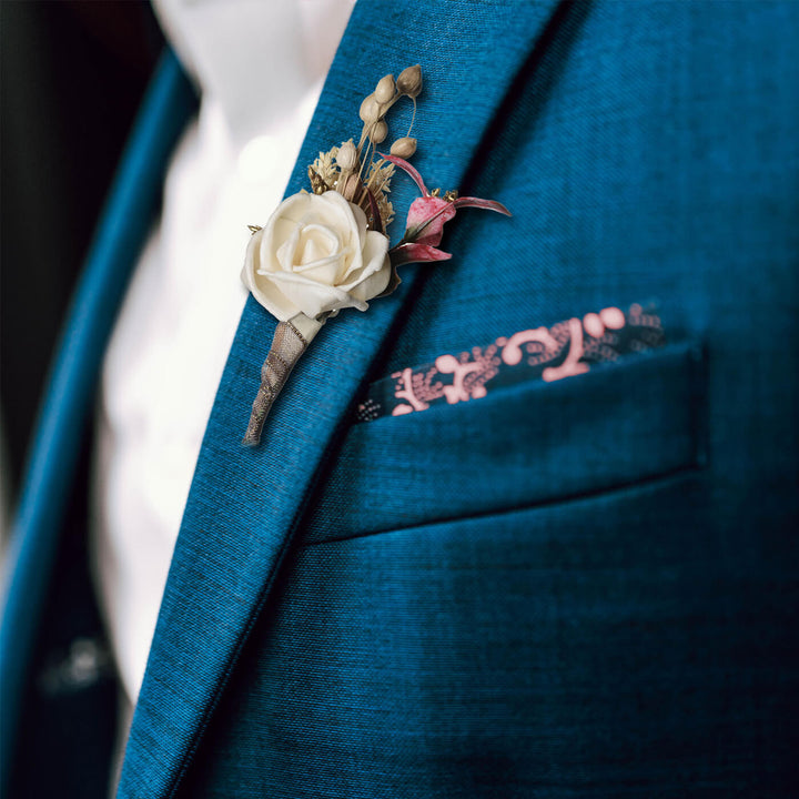 White Rose Boutonniere