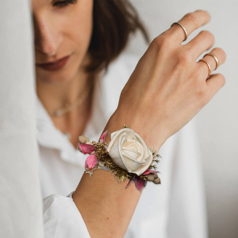 White Rose Corsage