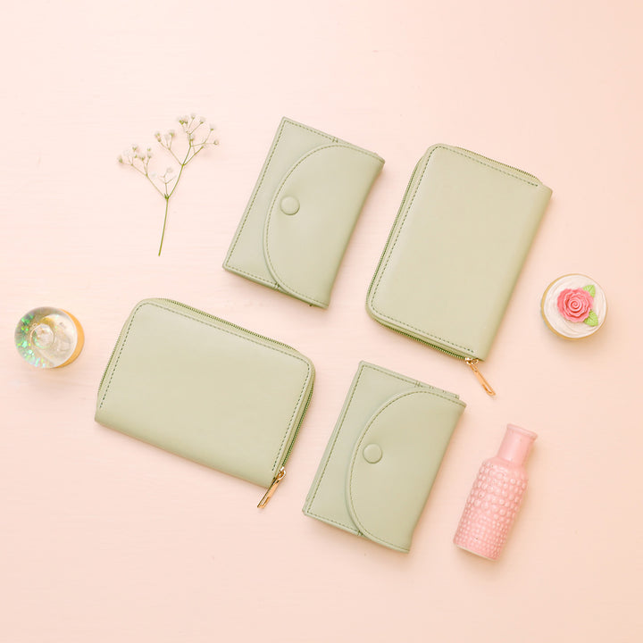 Faux Leather Opal Wallet - Bliss