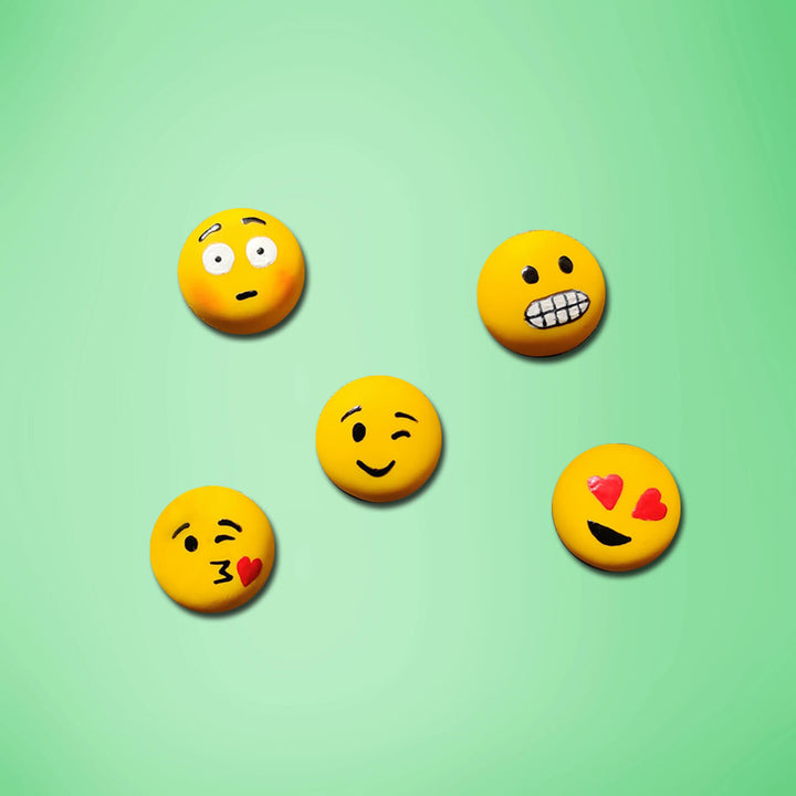 Quirky Emojis Fridge Magnets - Set of 5