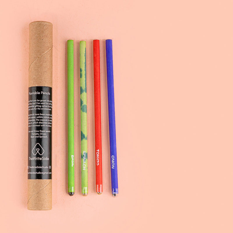 Plantable Seed Pencil Set 4