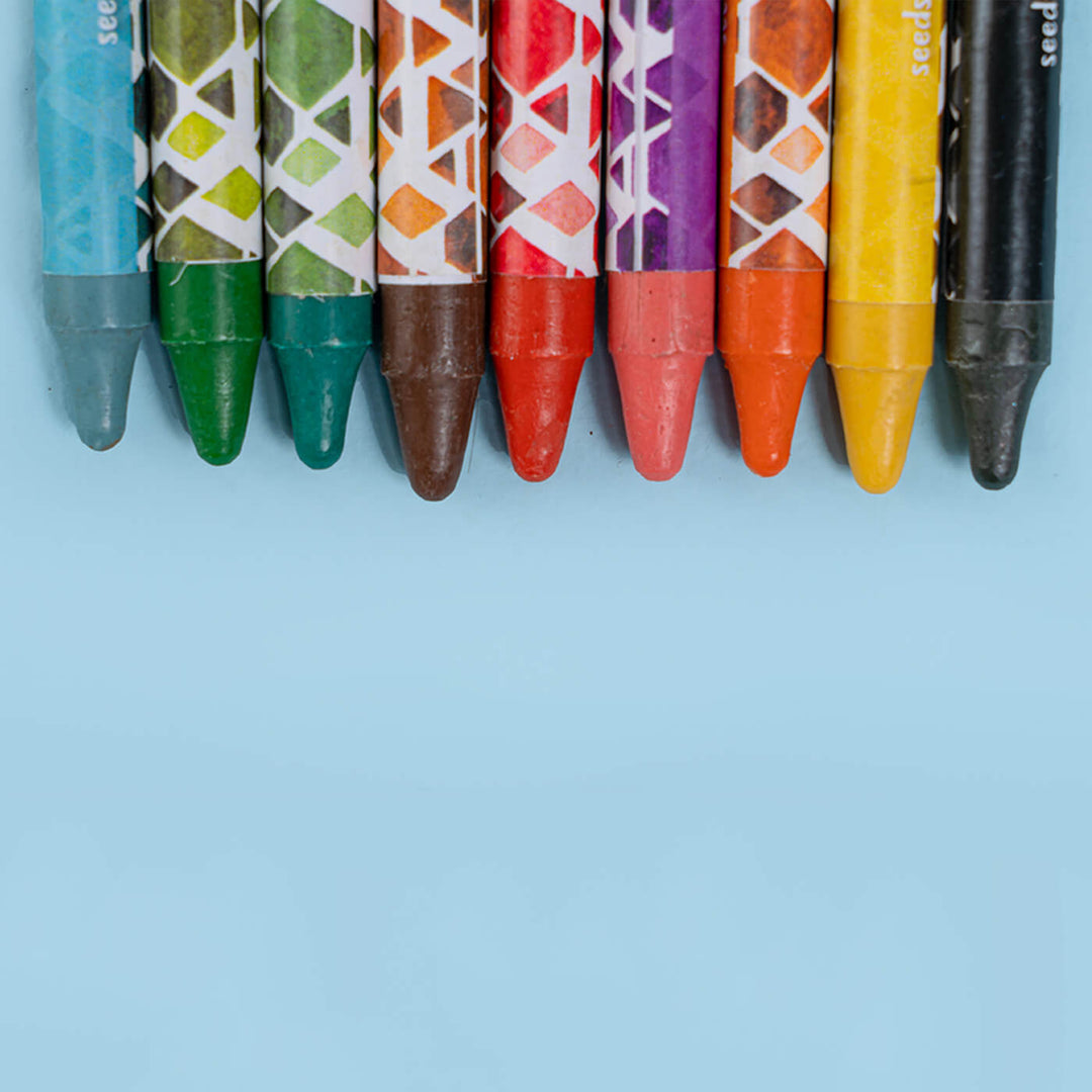 Plantable Seed Crayon Set Of 9