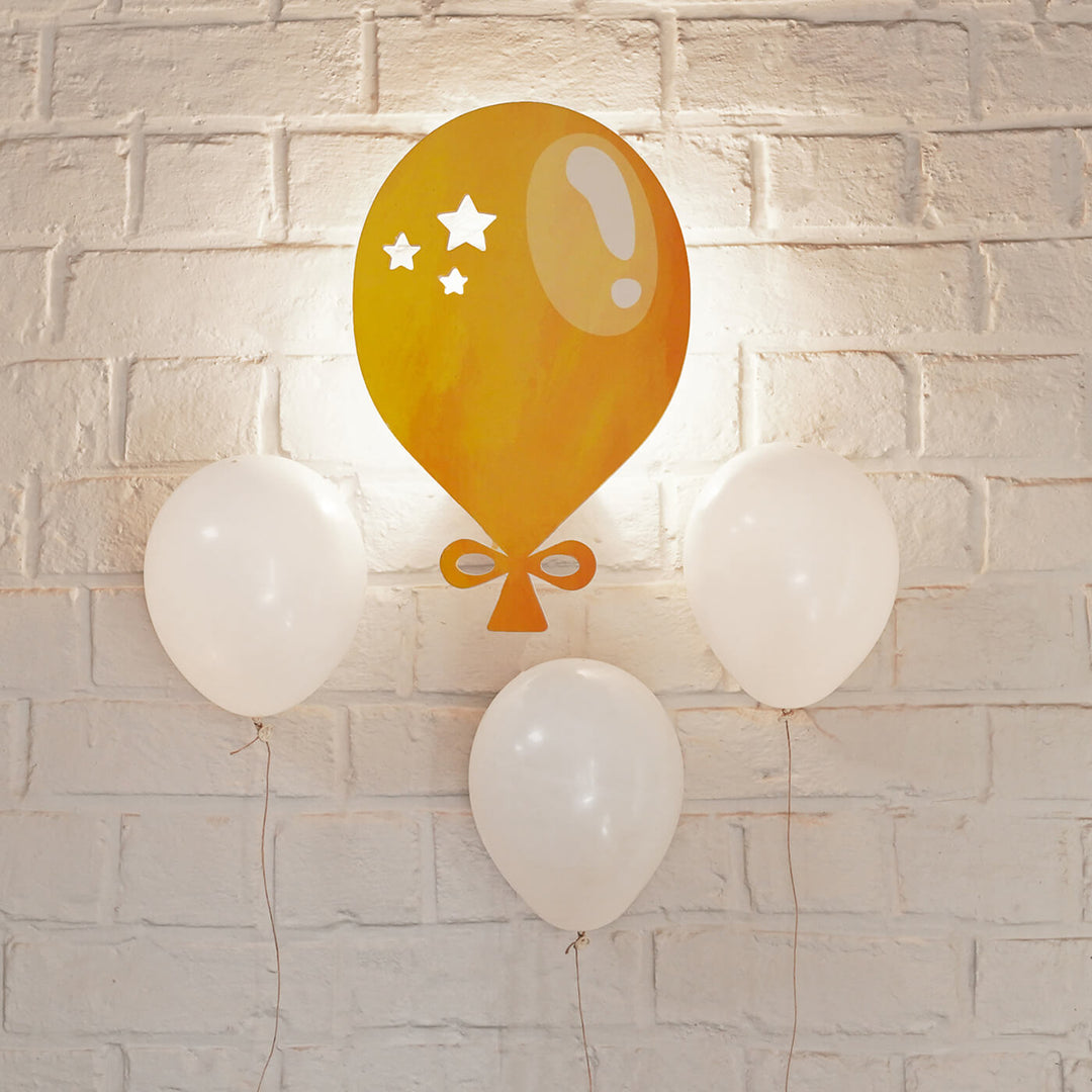 Pastel Balloon Backlit Wall Light for Kids