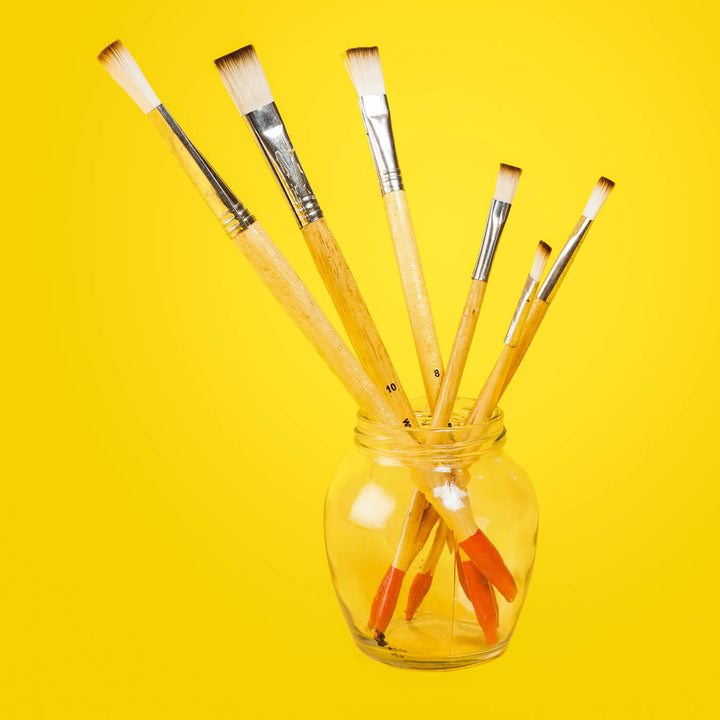 Professional Paint Brushes - Set of 6 - Zwende