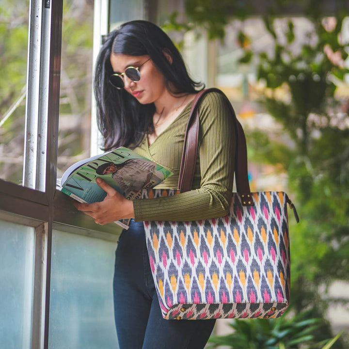 Ikkat Tote Bag - Zwende