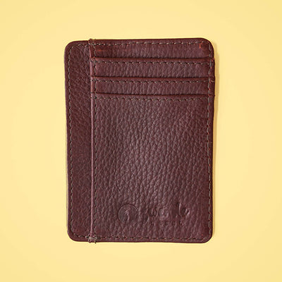 Personalised Leather Card Holder
