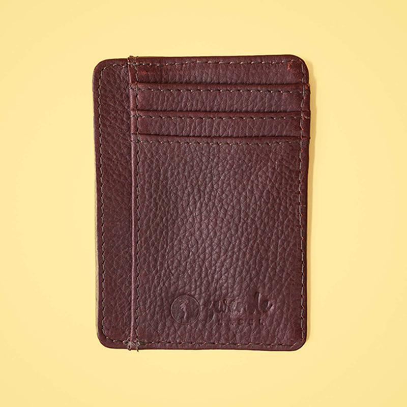 Personalised Leather Card Holder