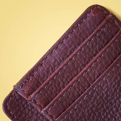Personalised Leather Card Holder