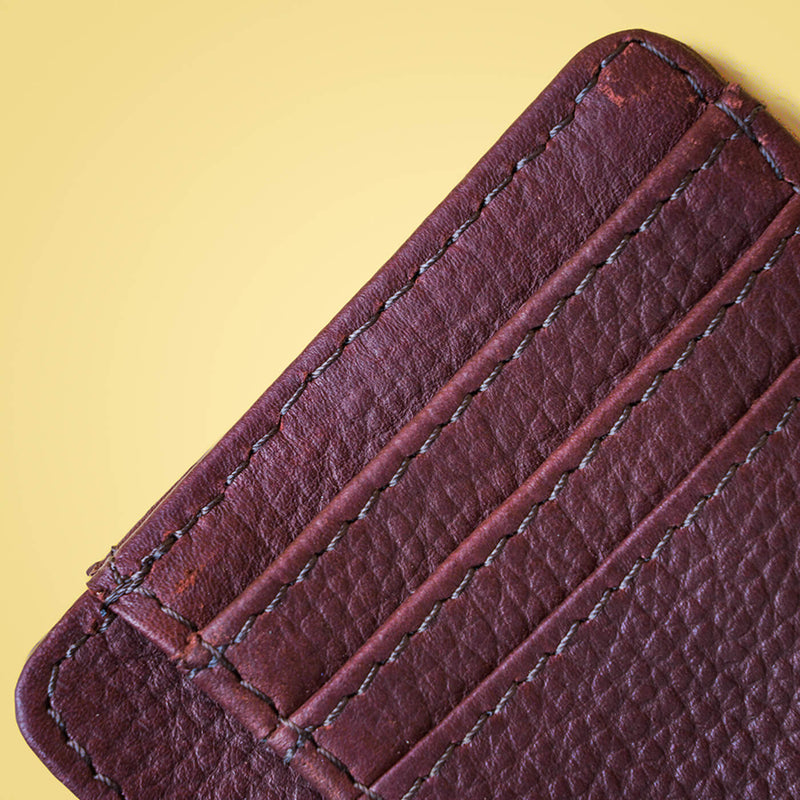 Personalised Leather Card Holder