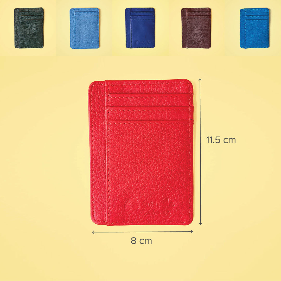 Personalised Leather Card Holder