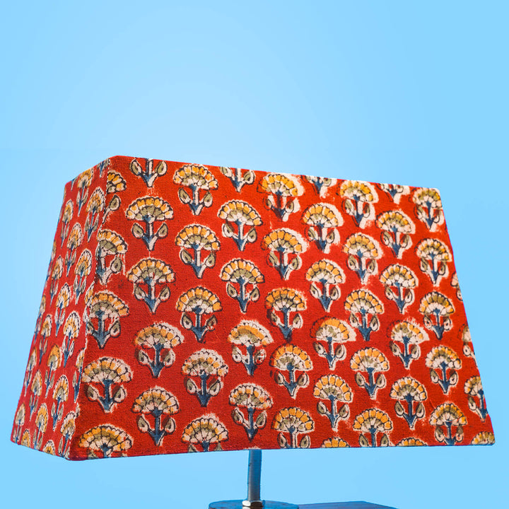 Handcrafted Ajrakh Fabric Lamp