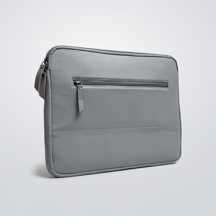 Sleek Faux Leather Personalized Laptop Sleeve