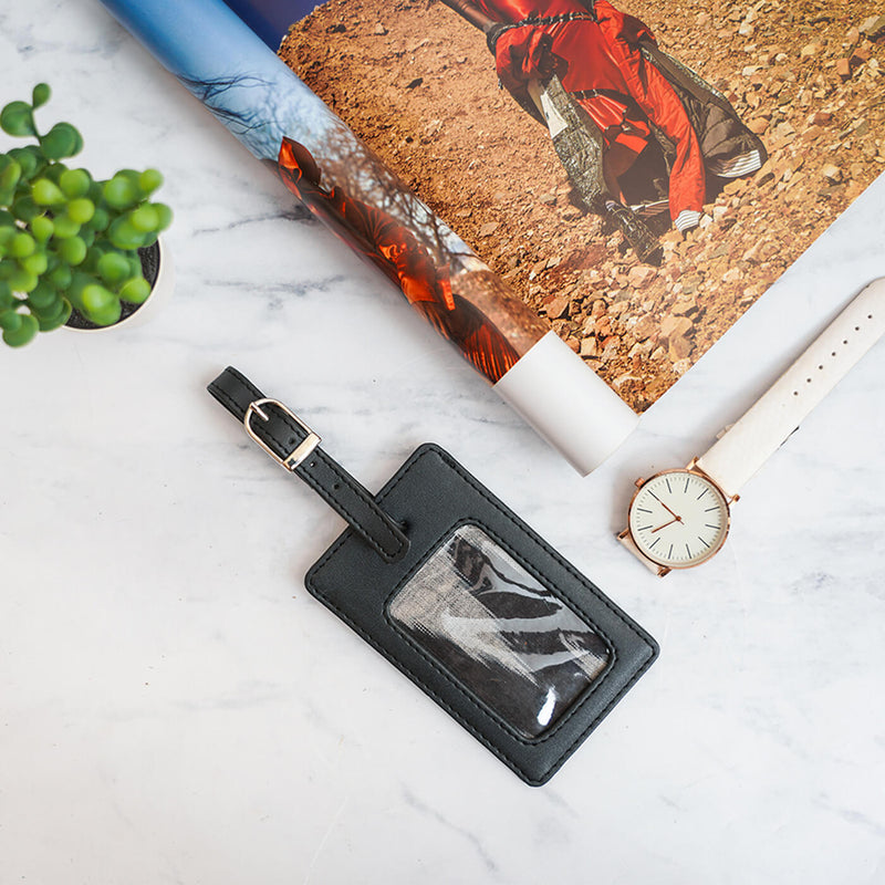 Faux Leather Luggage Tag – Zwende