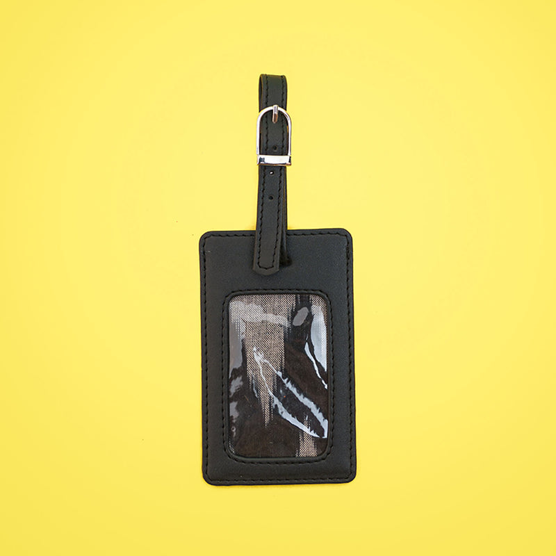 Faux Leather Luggage Tag – Zwende
