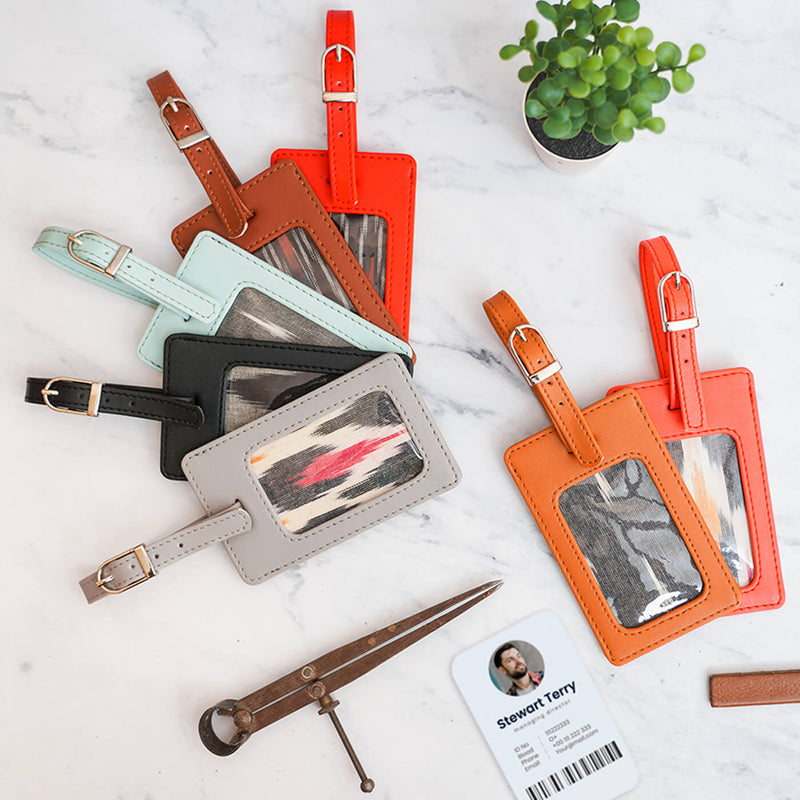 Faux Leather Luggage Tag – Zwende