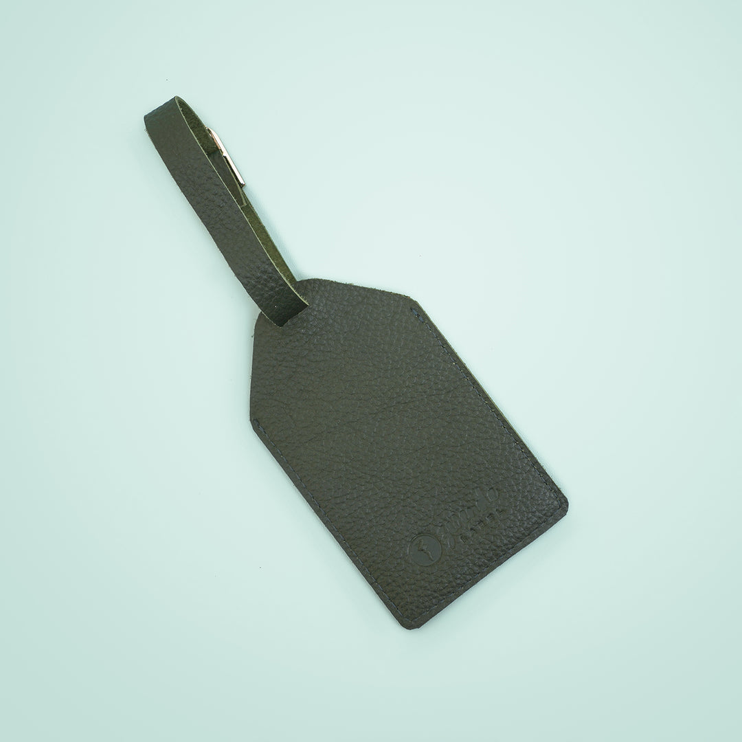 Genuine Leather Luggage Tag